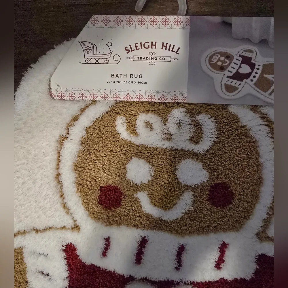 Gingerbread Man Bath Rug